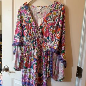 Trina Turk Multicolor Floral Dress